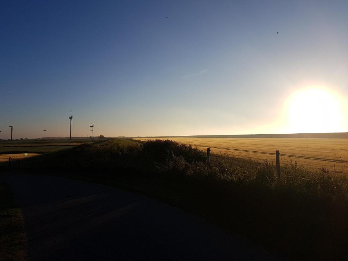 Hausnordlicht Fewo 4 Dornum Buitenkant foto